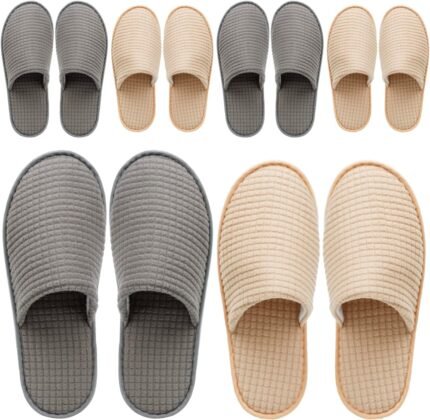 Non Slip Disposable Slippers For Guest, Washable Reusable